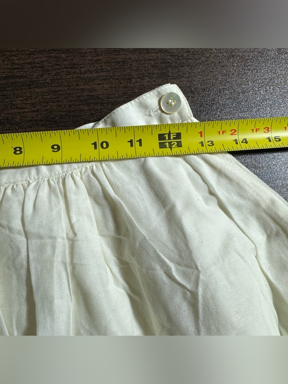 Vtg Paul Alexander Cream Cotton Lace Midi Skirt 8 Prairie Petticoat Cottagecore - Picture 9 of 10